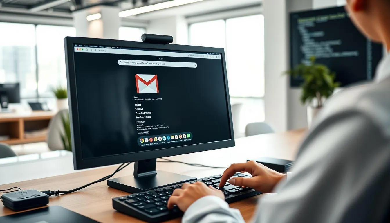 Solusi Update Browser dan Aplikasi Gmail (c) Ilustrasi AI