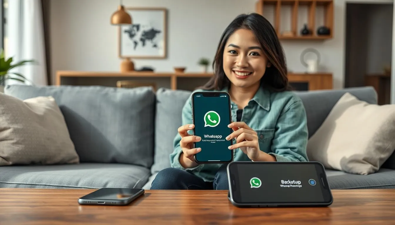 Cara Memulihkan Backup WhatsApp di iPhone Baru (c) Ilustrasi AI