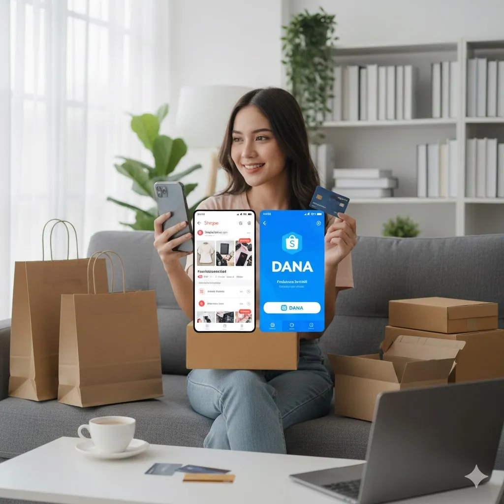 Tips Berbelanja Aman dengan DANA (c) Ilustrasi AI
