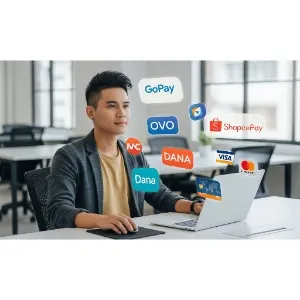 Metode Pembayaran untuk Spotify Premium (c) Ilustrasi AI