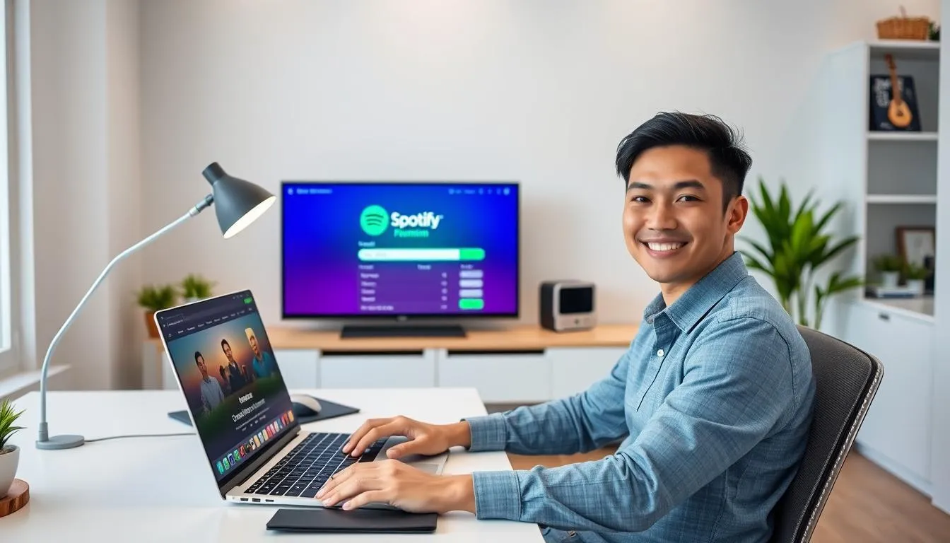 Cara Beli Paket Spotify Melalui Website (c) Ilustrasi AI