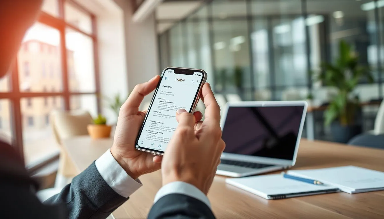 Cara Bikin CV di HP dengan Google Docs (credit:Image by AI)