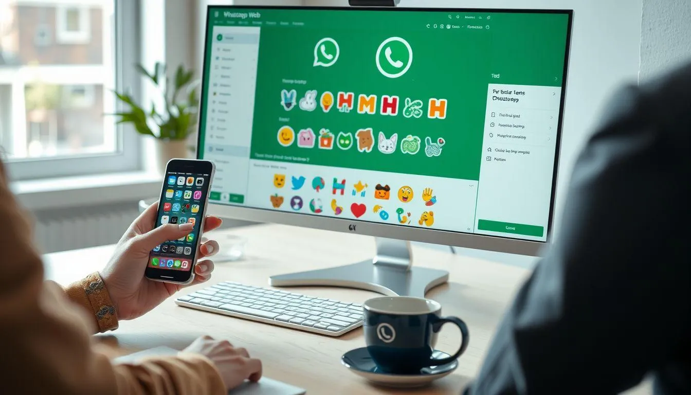 Pengertian dan Keunggulan Fitur Sticker Maker WhatsApp Web (c) Ilustrasi AI