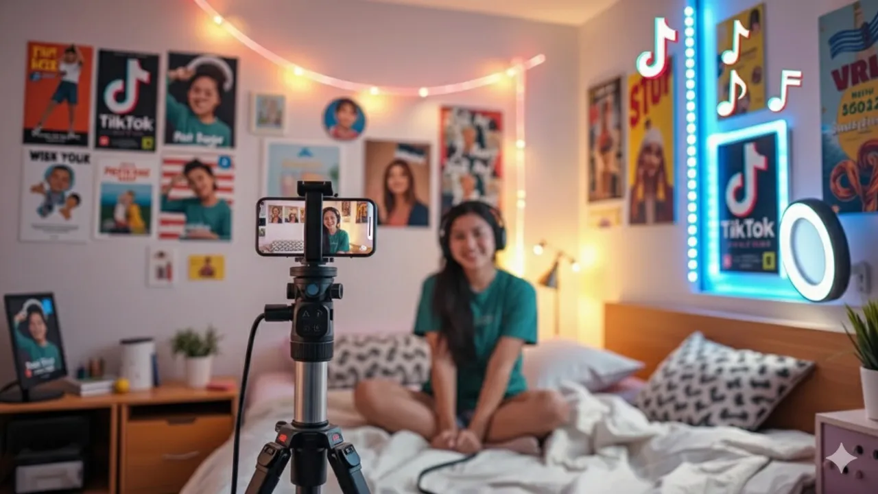 Tips Membuat Video TikTok yang Menarik (c) Ilustrasi AI