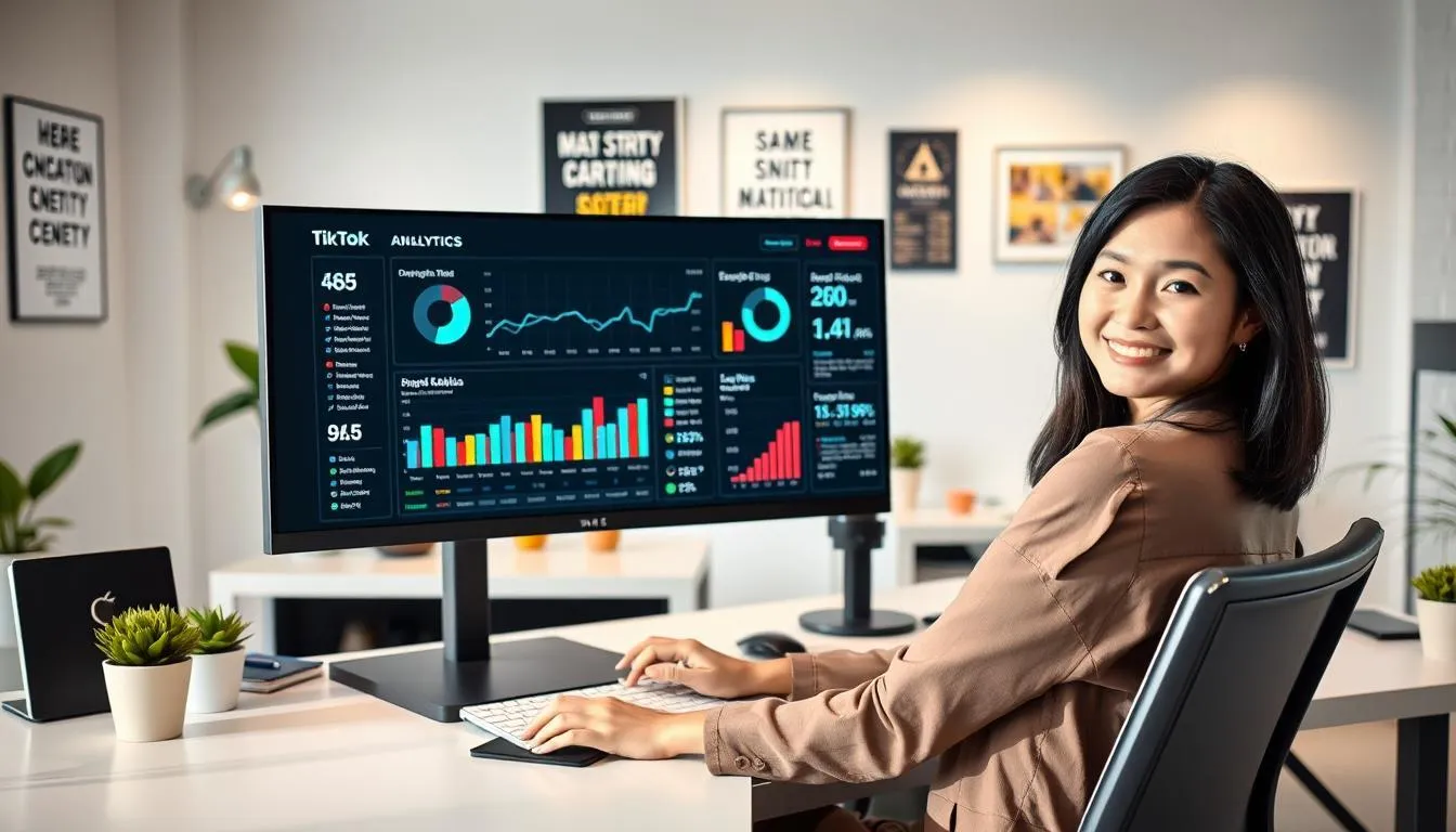 Menganalisis Performa Video TikTok (c) Ilustrasi AI