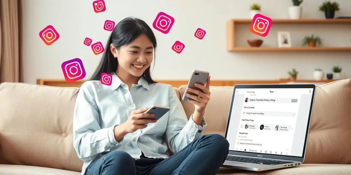 Fitur-fitur Utama Instagram (c) Ilustrasi AI