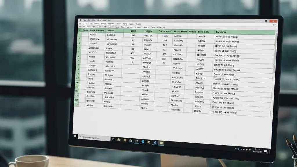 Implementasi Conditional Formatting (c) Ilustrasi AI