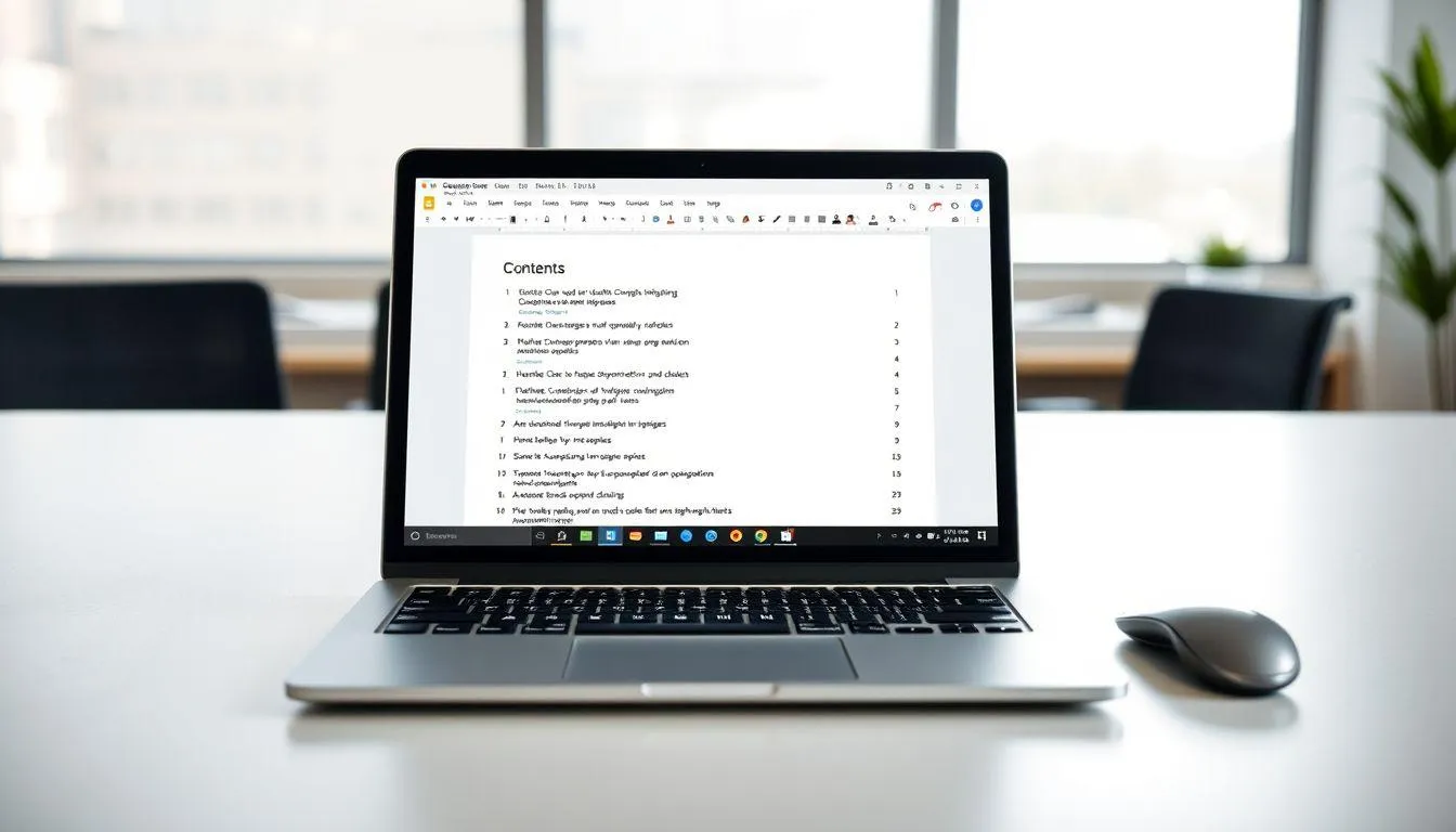 Pengertian dan Manfaat Daftar Isi Otomatis di Google Docs (c) Ilustrasi AI