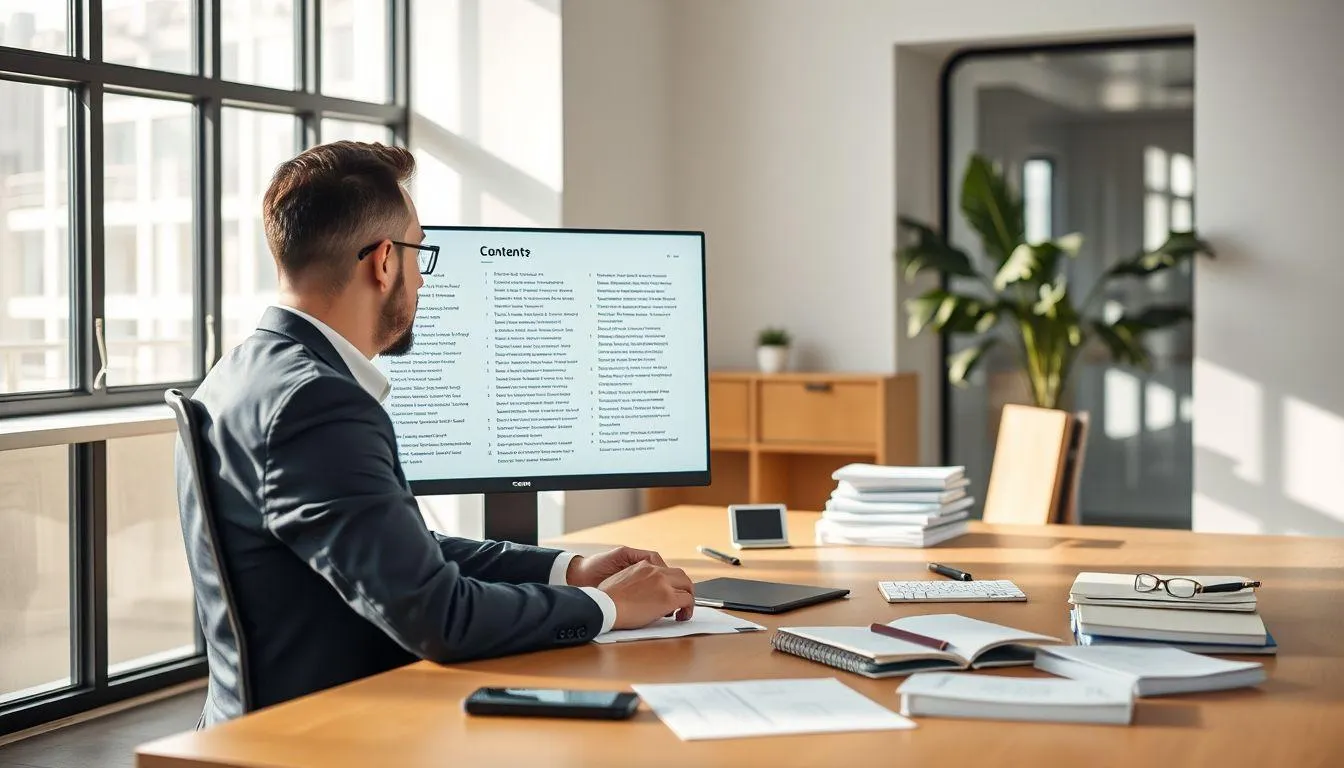 Tips Membuat Daftar Isi yang Profesional (c) Ilustrasi AI