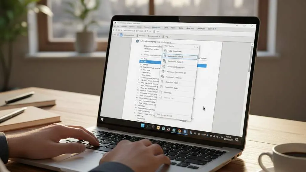 Langkah-Langkah Membuat Daftar Isi Otomatis di Windows (c) Ilustrasi AI