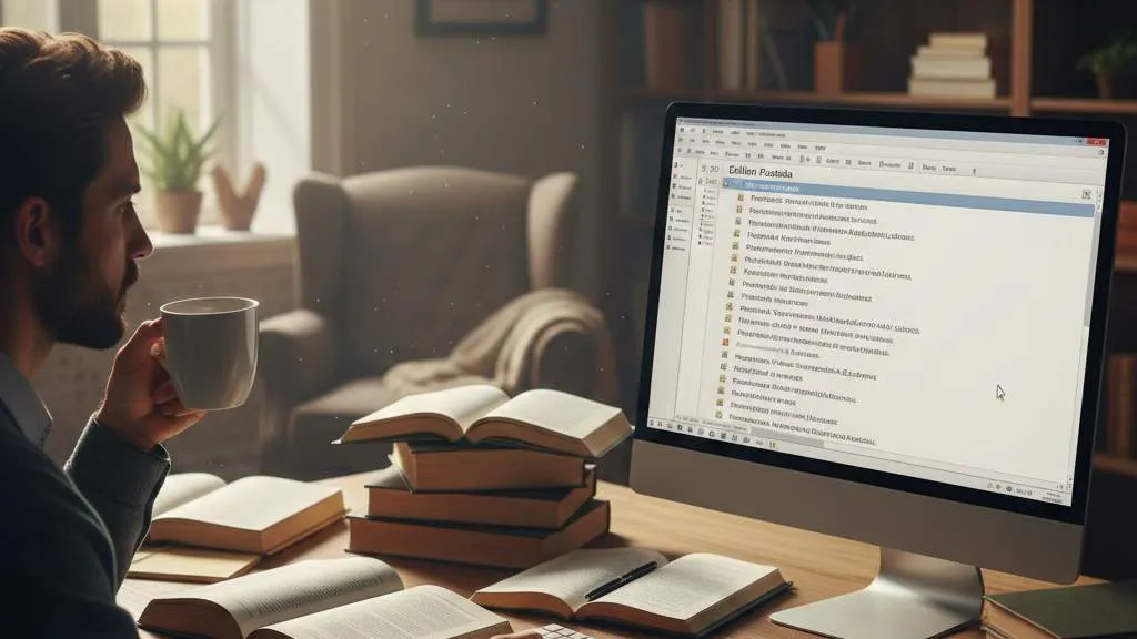 Mengelola Sumber Referensi dari Berbagai Jenis Media (c) Ilustrasi AI