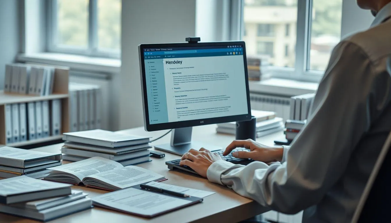 Memanfaatkan Mendeley untuk Manajemen Referensi Otomatis (c) Ilustrasi AI