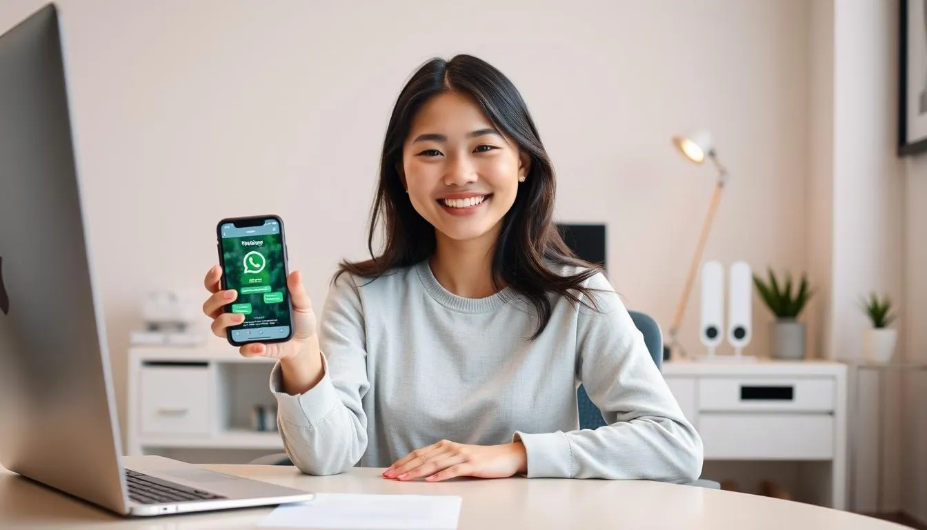 Cara Membuat GIF dari Video di WhatsApp (c) Ilustrasi AI