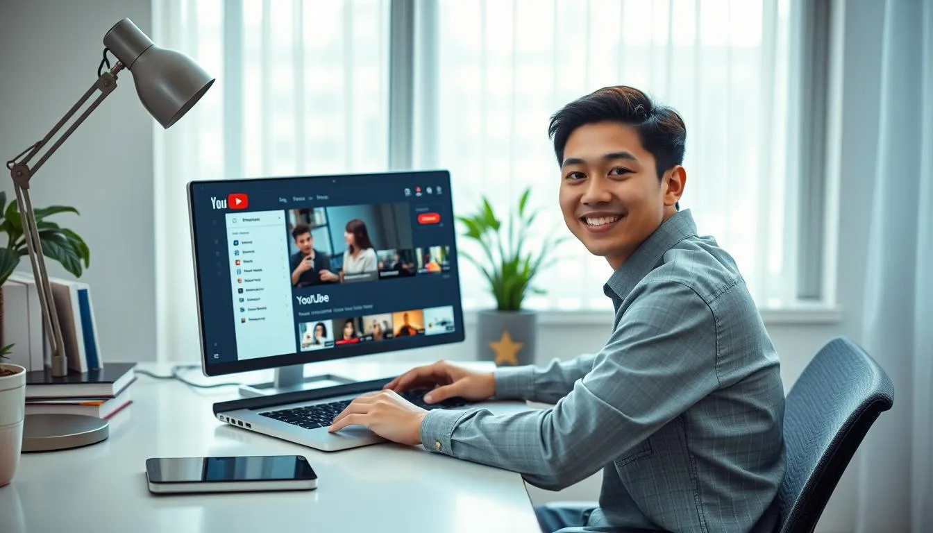 Cara Membuat Playlist di YouTube Menggunakan Komputer (credit:Image by AI)