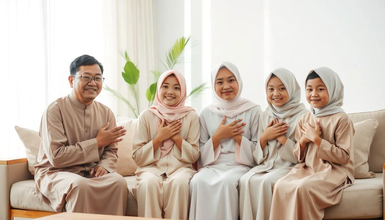 Ucapan Idul Fitri Singkat untuk Caption dan Status Media Sosial (c) Ilustrasi AI