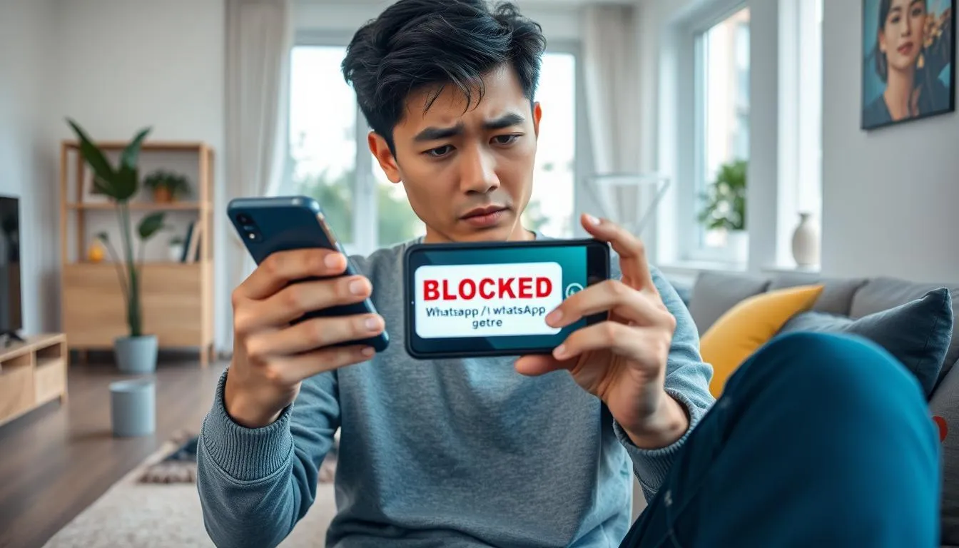 Cara Membuka Blokir WhatsApp Sementara (c) Ilustrasi AI