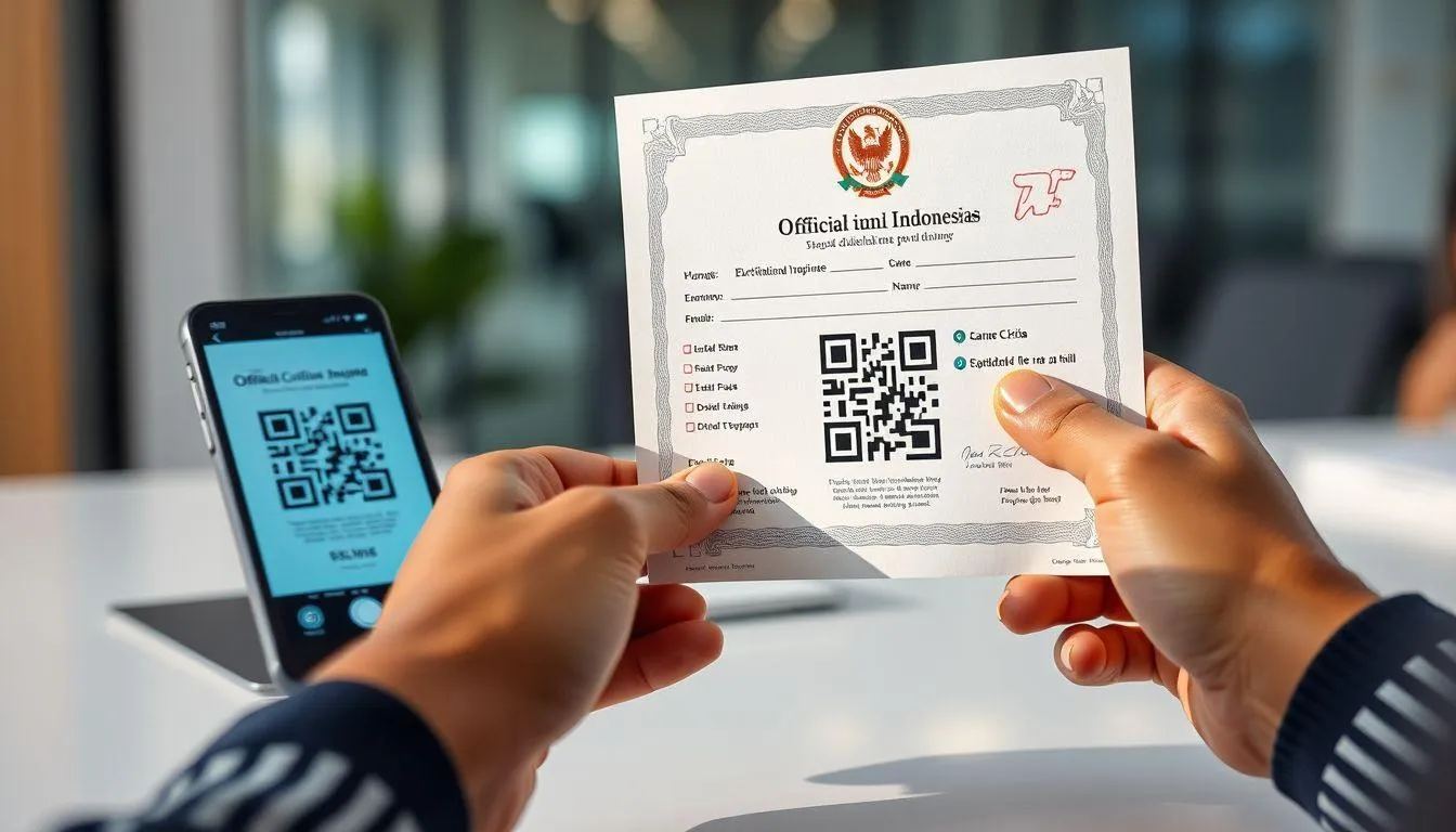 Metode Cek Akta Kelahiran Melalui QR Code (c) Ilustrasi AI