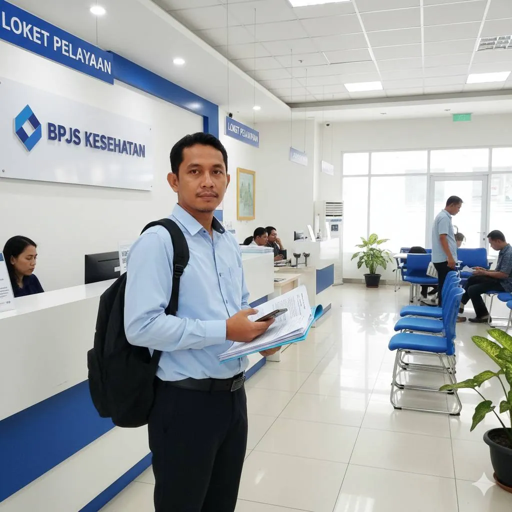 Cara Cek Aktif BPJS Melalui Aplikasi Mobile JKN (c) Ilustrasi AI