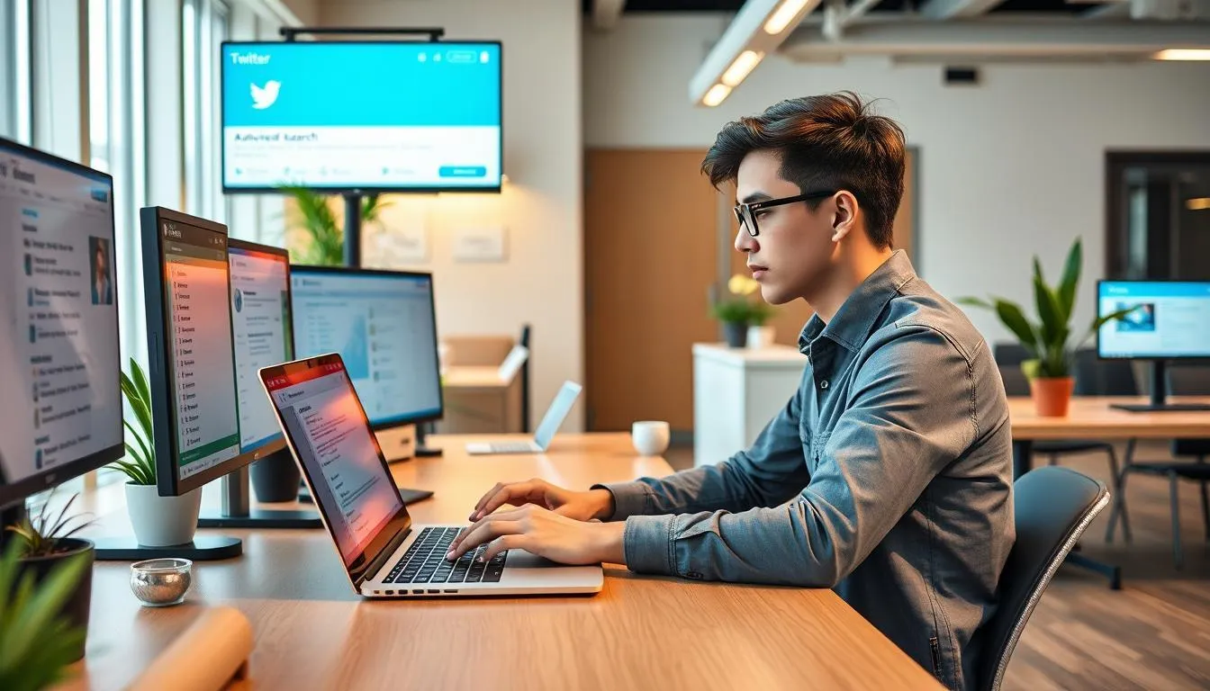 Menggunakan Fitur Pencarian Lanjutan Twitter (c) Ilustrasi AI