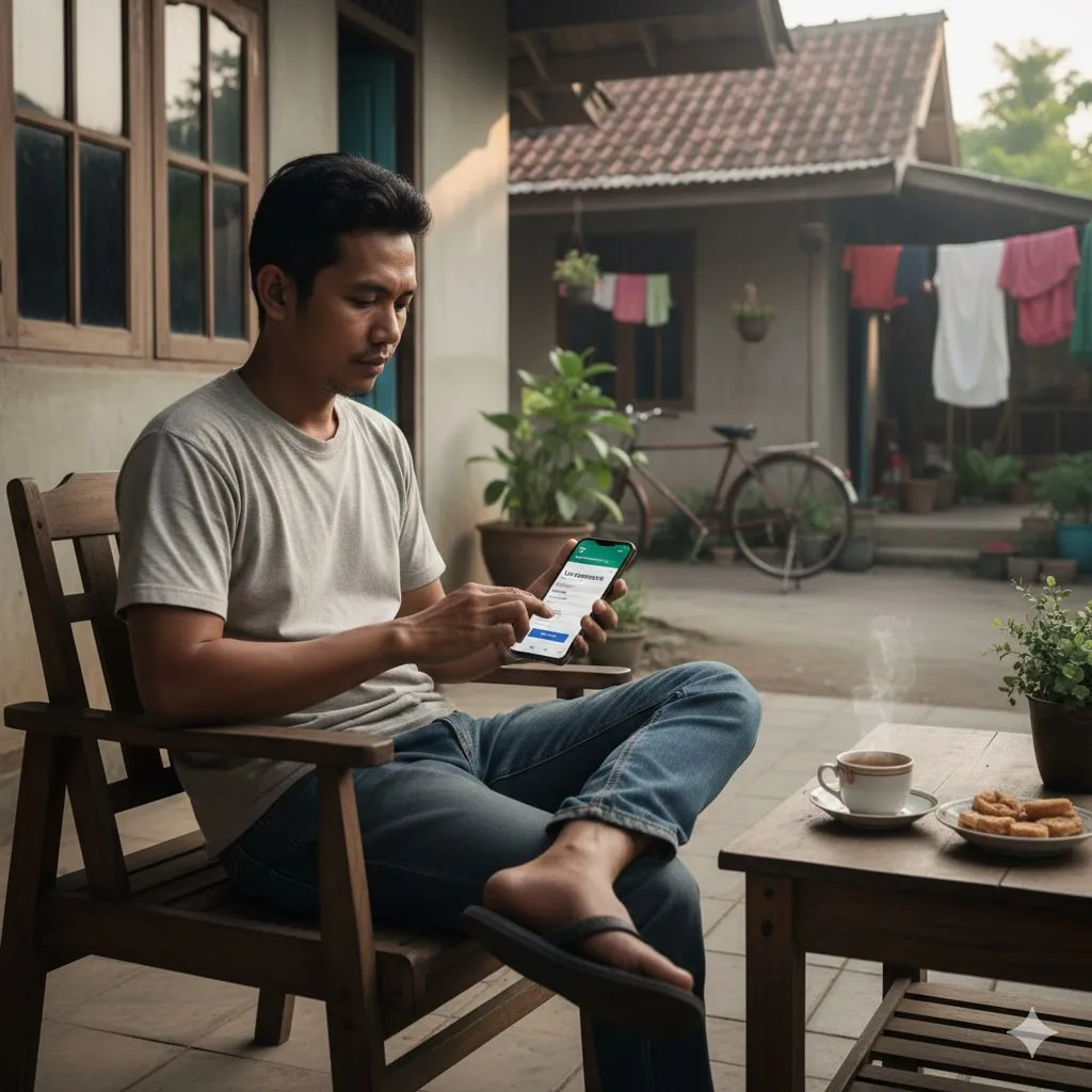 Cara Cek Bansos KIS Melalui Website Resmi Kemensos (c) Ilustrasi AI