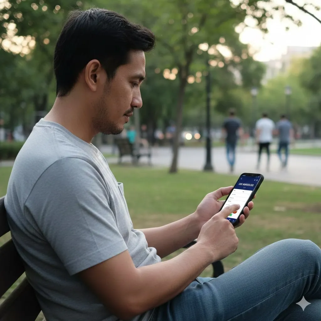 Cara Cek Bansos KIS Melalui Aplikasi Mobile JKN BPJS (c) Ilustrasi AI