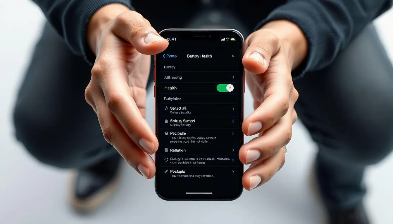Langkah-Langkah Cara Cek Baterai Health iPhone (c) Ilustrasi AI