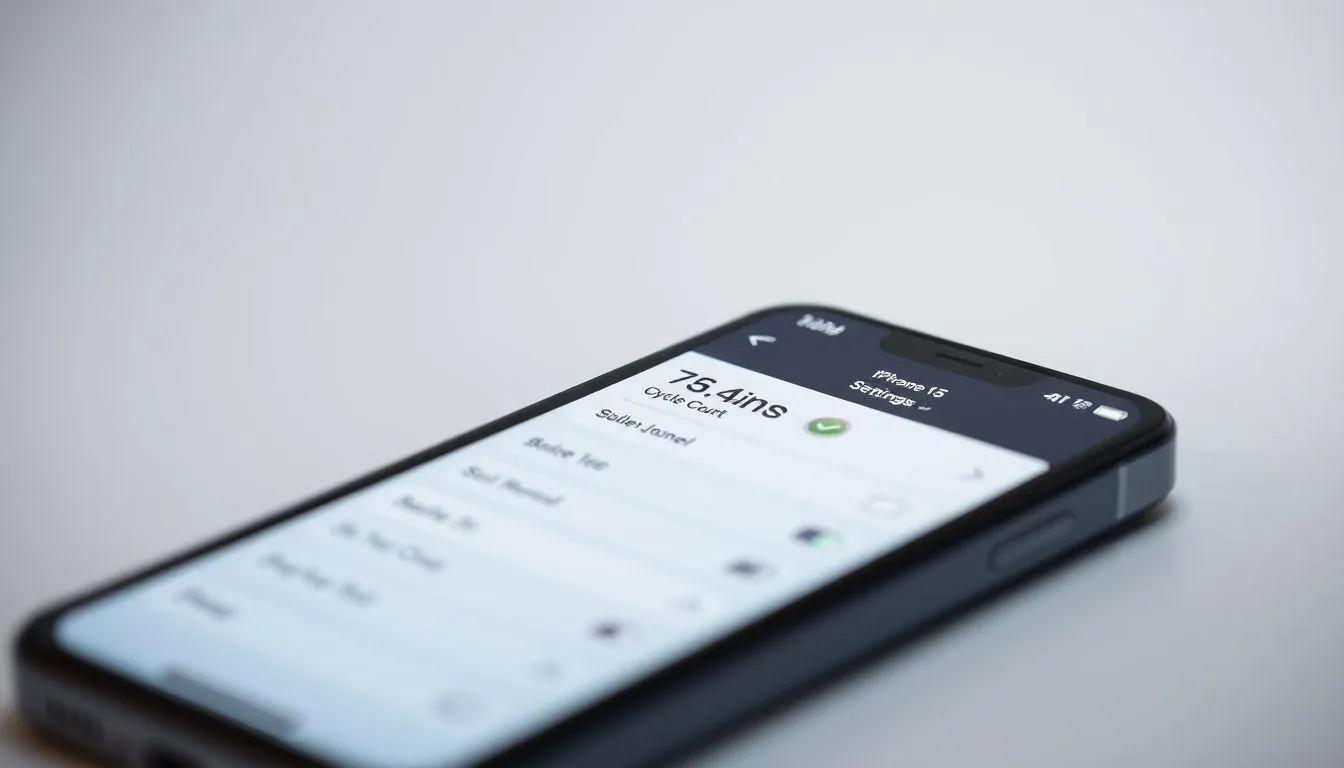 Pengertian Cycle Count Baterai iPhone (c) Ilustrasi AI