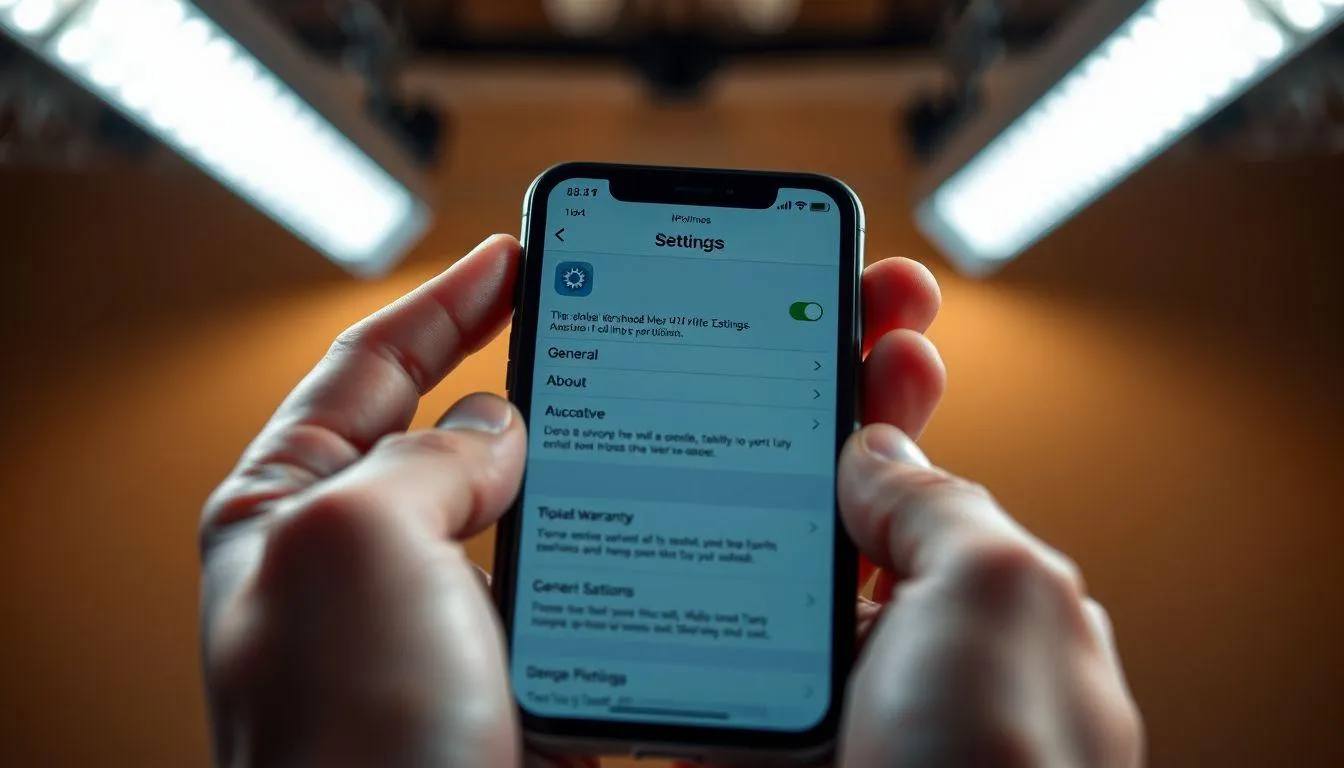 Cara Cek Garansi iPhone Melalui Pengaturan Perangkat (credit:Image by AI)