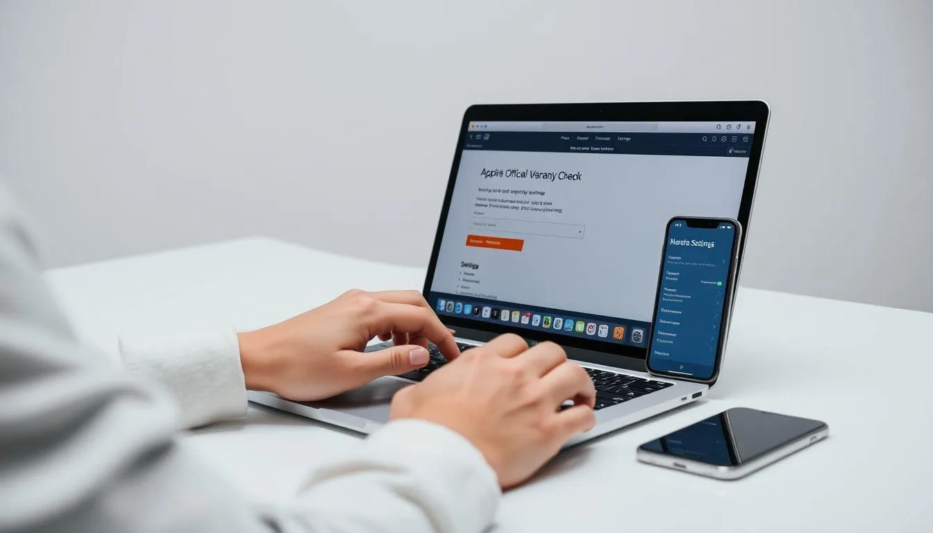 Verifikasi Garansi Melalui Situs Resmi Apple (credit:Image by AI)