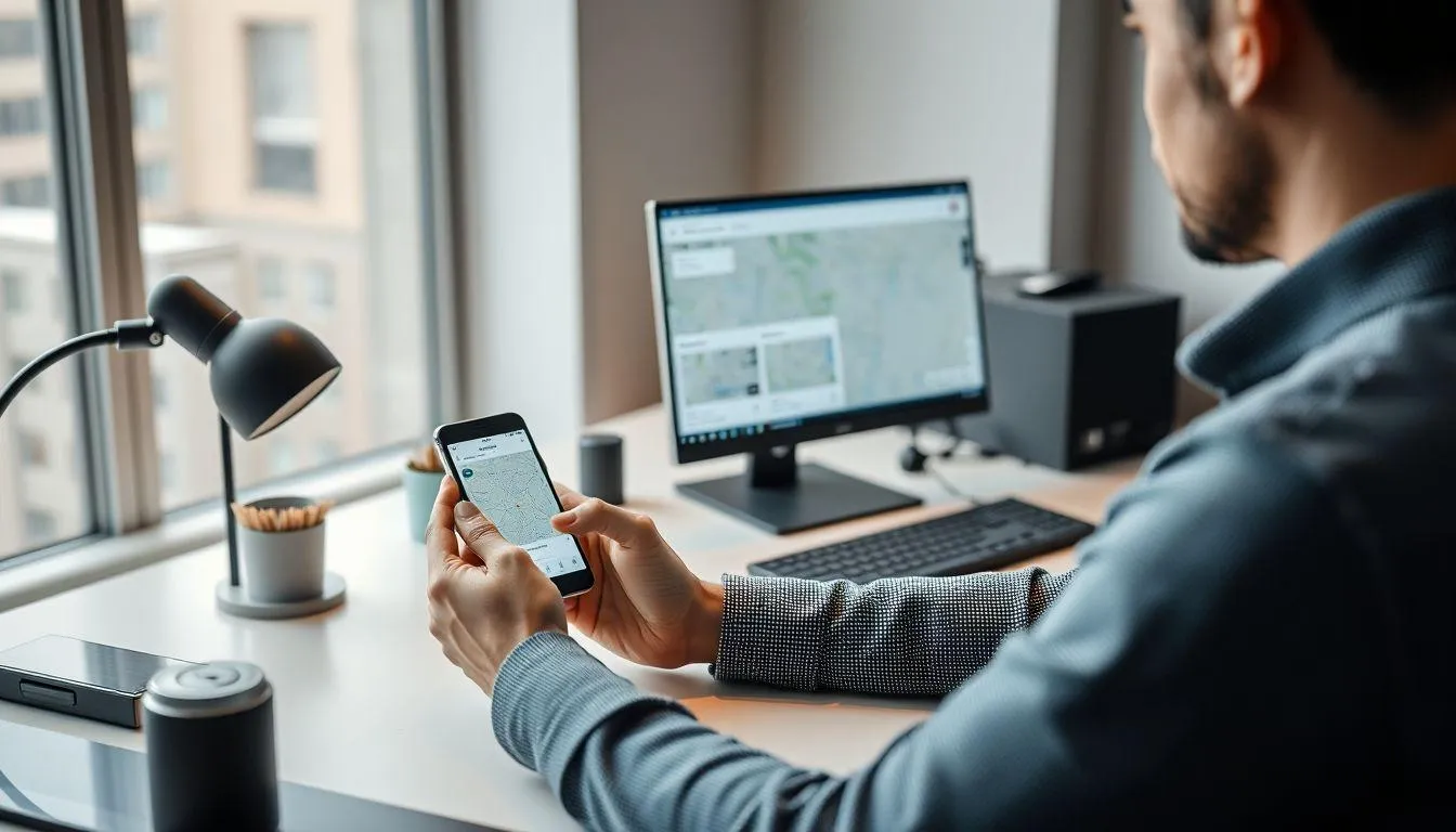 Pelacakan Melalui Google Maps dan Riwayat Lokasi (c) Ilustrasi AI