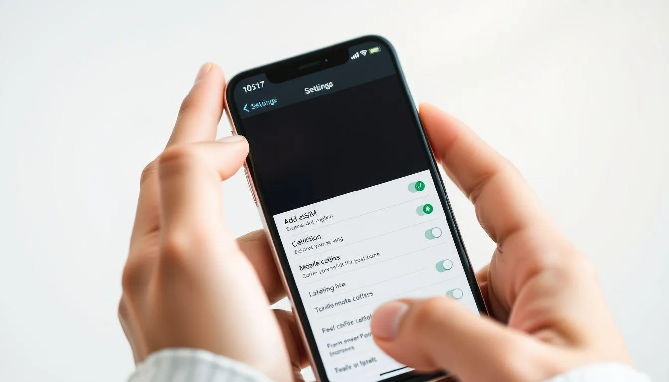 Cara Cek eSIM di iPhone (c) Ilustrasi AI