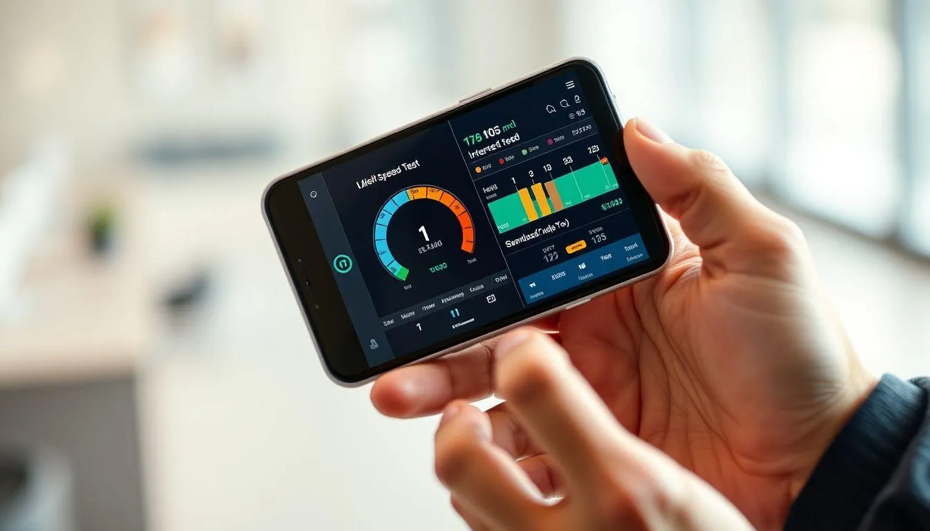 Aplikasi Mobile untuk Tes Kecepatan Internet (c) Ilustrasi AI