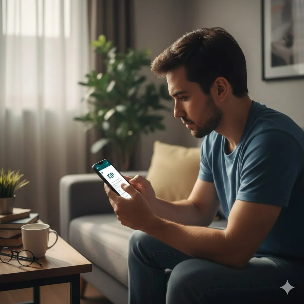 Cara Cek Saldo KIP Melalui Aplikasi Jaga.id (c) Ilustrasi AI