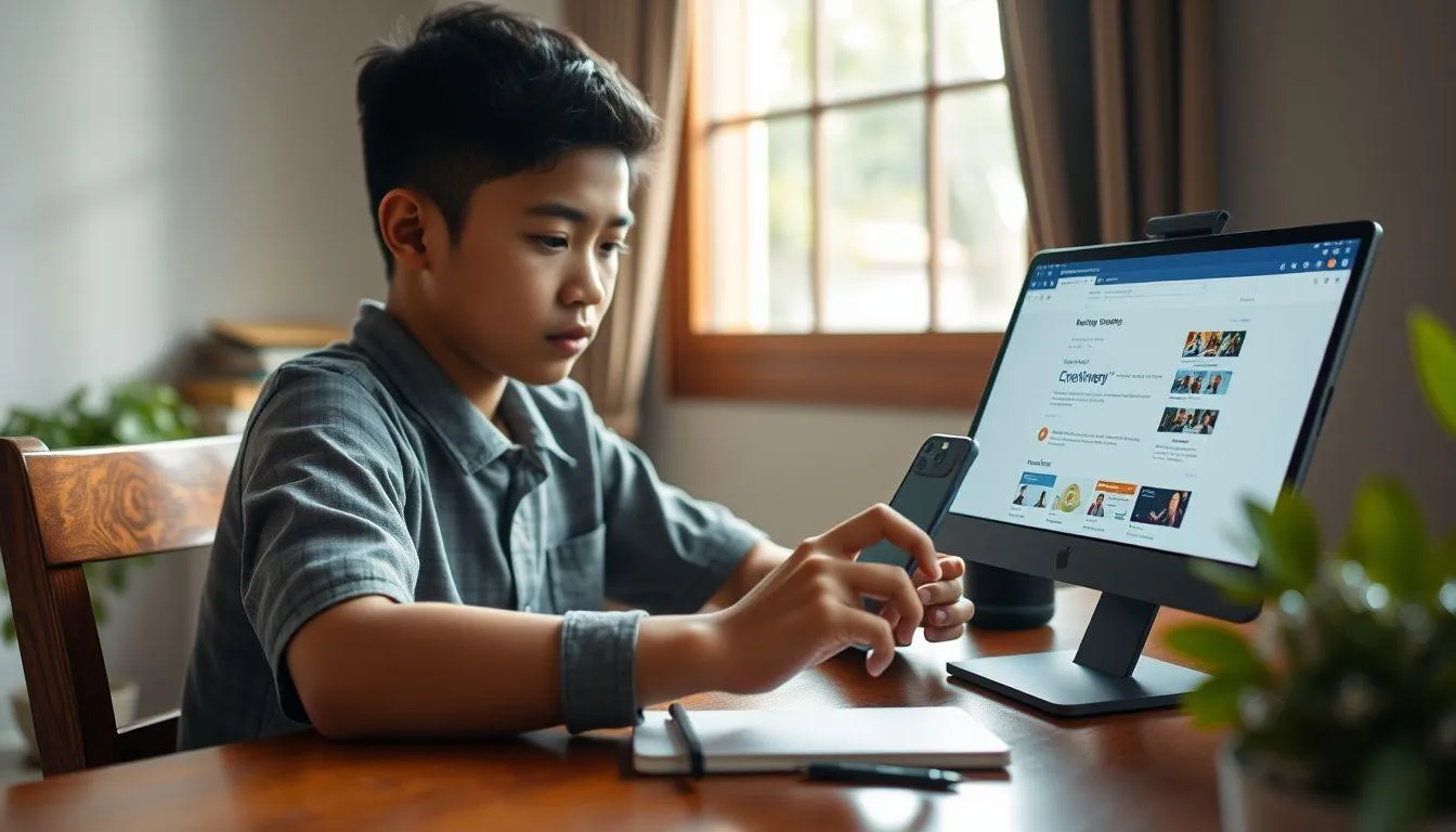 Cara Cek KIP Lewat HP Melalui Website Resmi (c) Ilustrasi AI