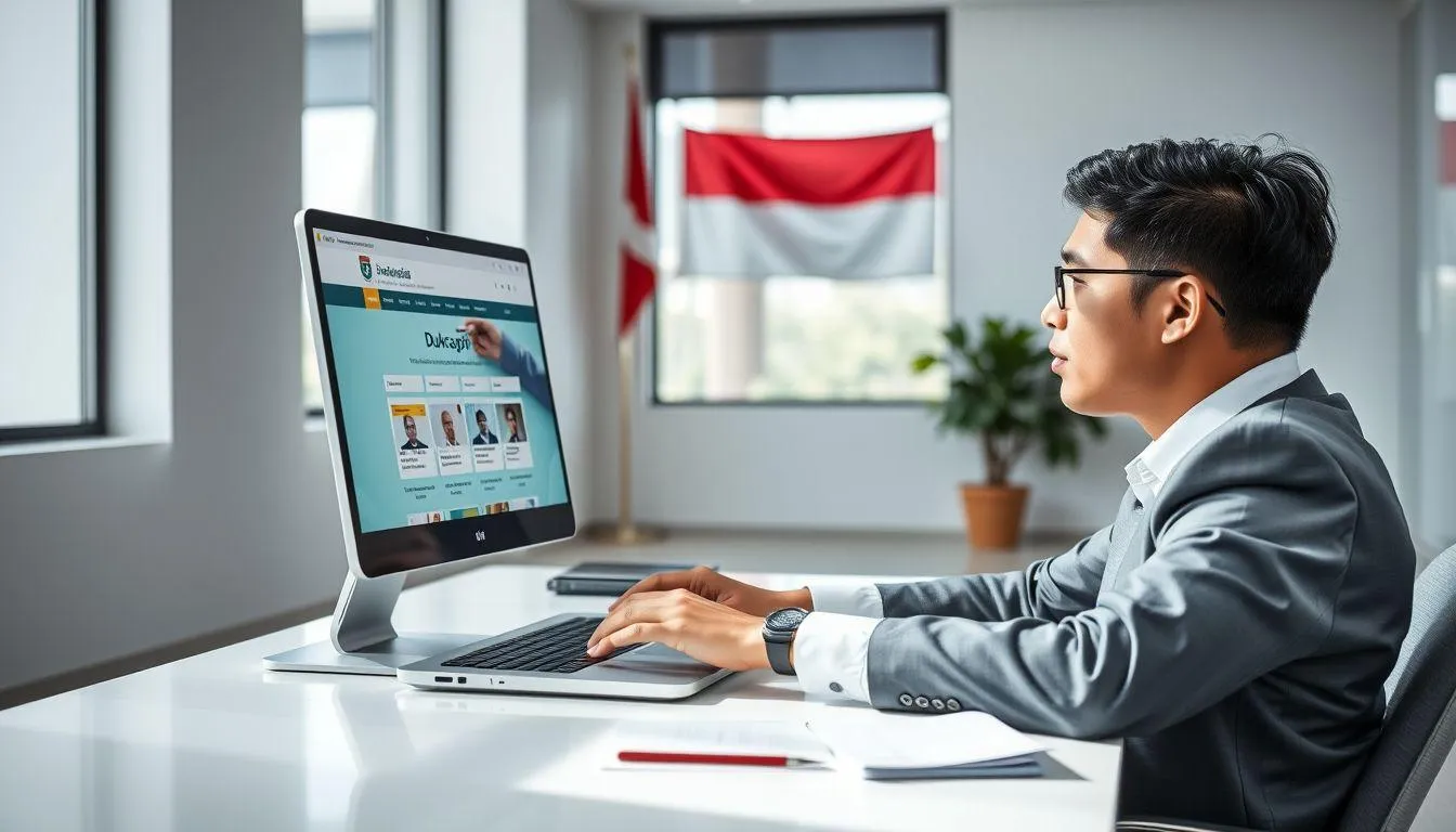 Cara Cek KK Online Melalui Website Resmi Dukcapil (c) Ilustrasi AI