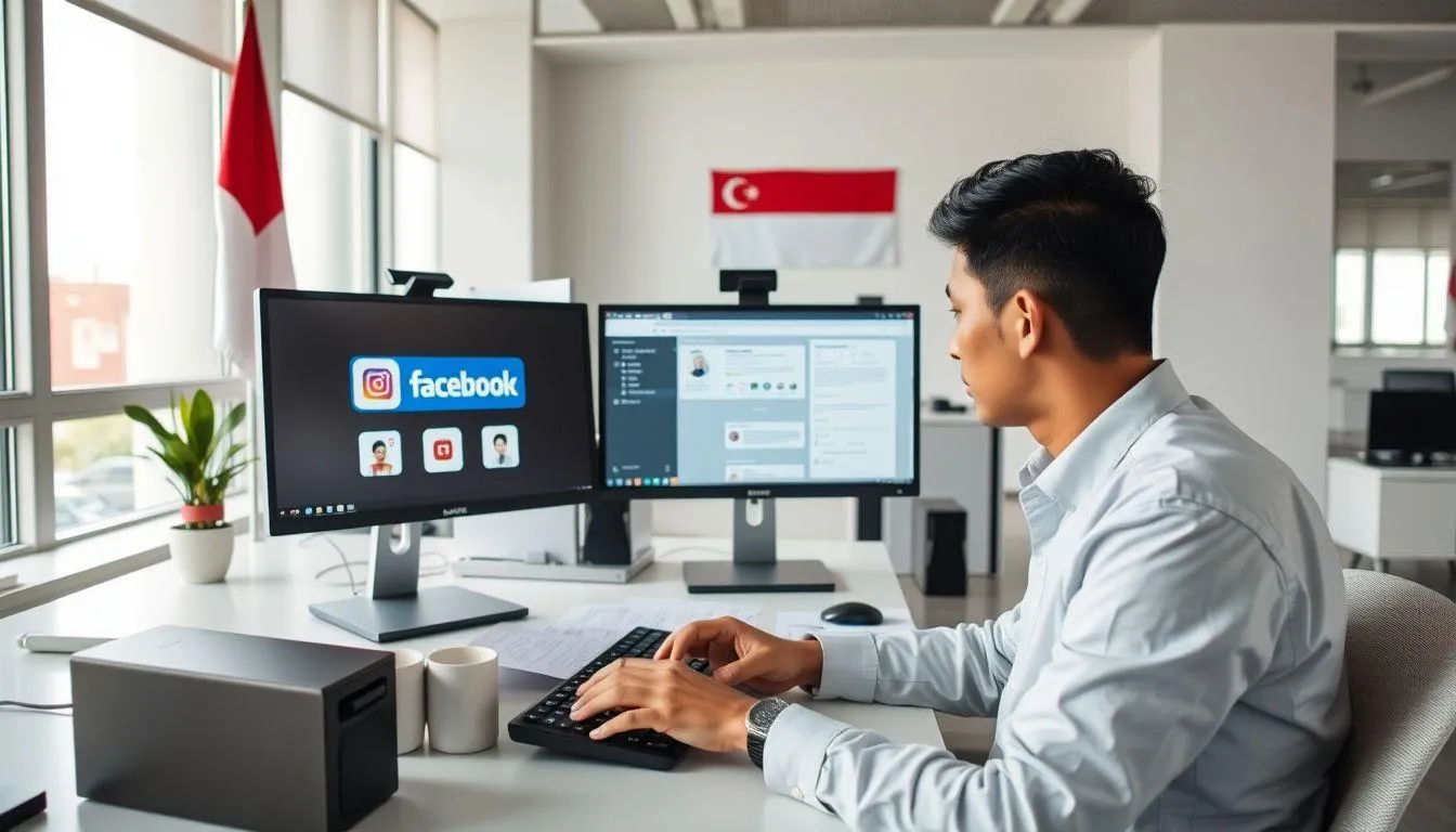 Verifikasi KTP Online Melalui Media Sosial (c) Ilustrasi AI