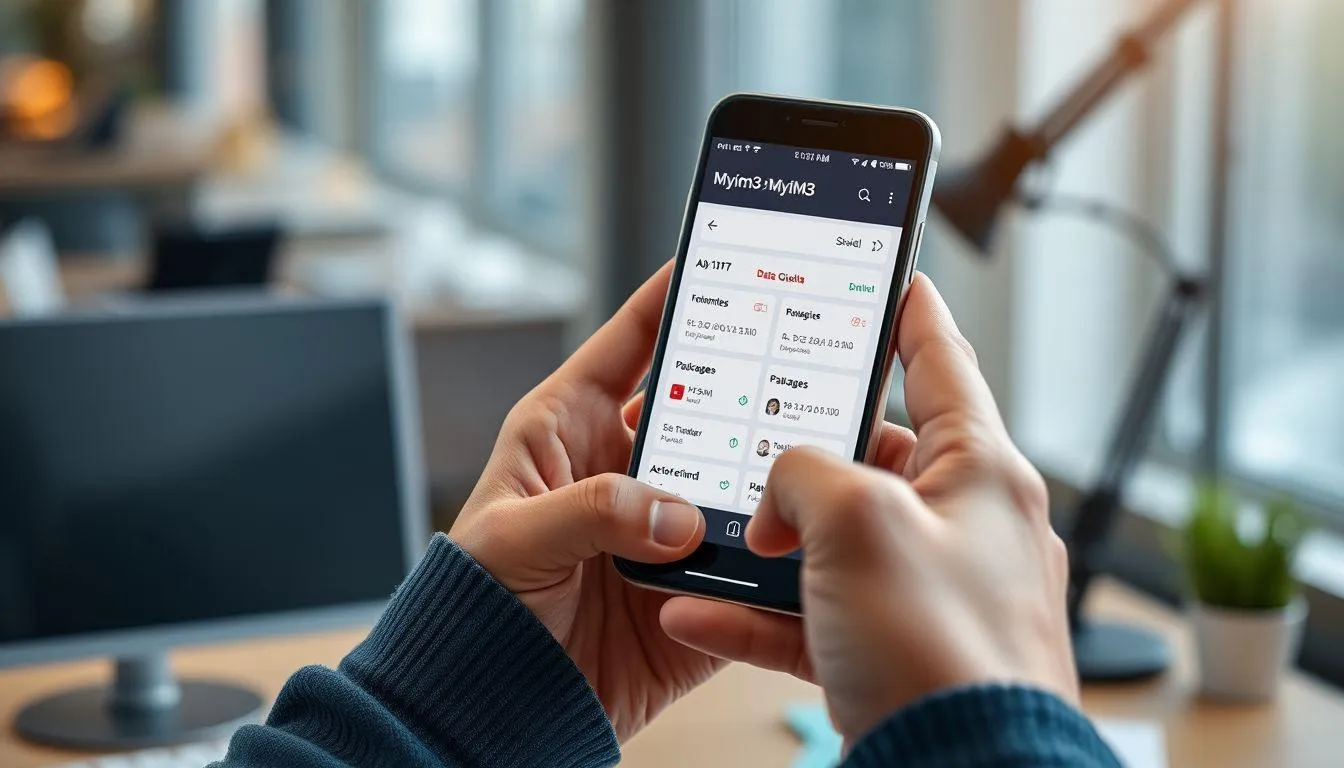 Aplikasi MyIM3 dan Website Resmi (c) Ilustrasi AI