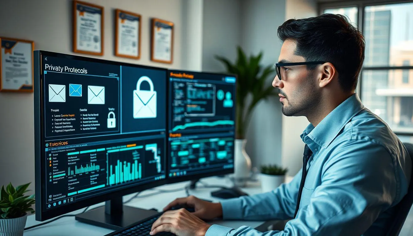 Aspek Keamanan dan Privasi dalam Pelacakan Email (credit:Image by AI)