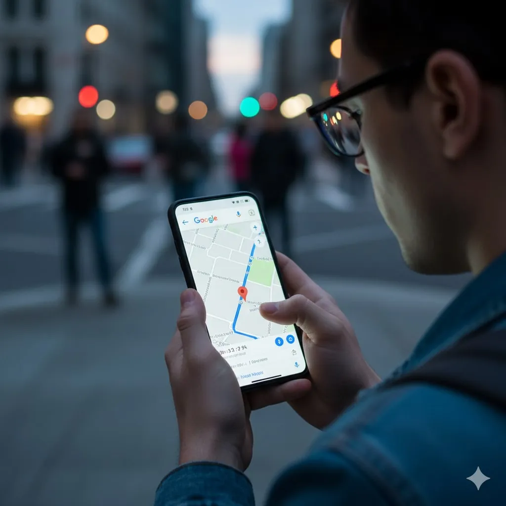 Cara Cek Lokasi Nomor HP Menggunakan Google Maps (c) Ilustrasi AI