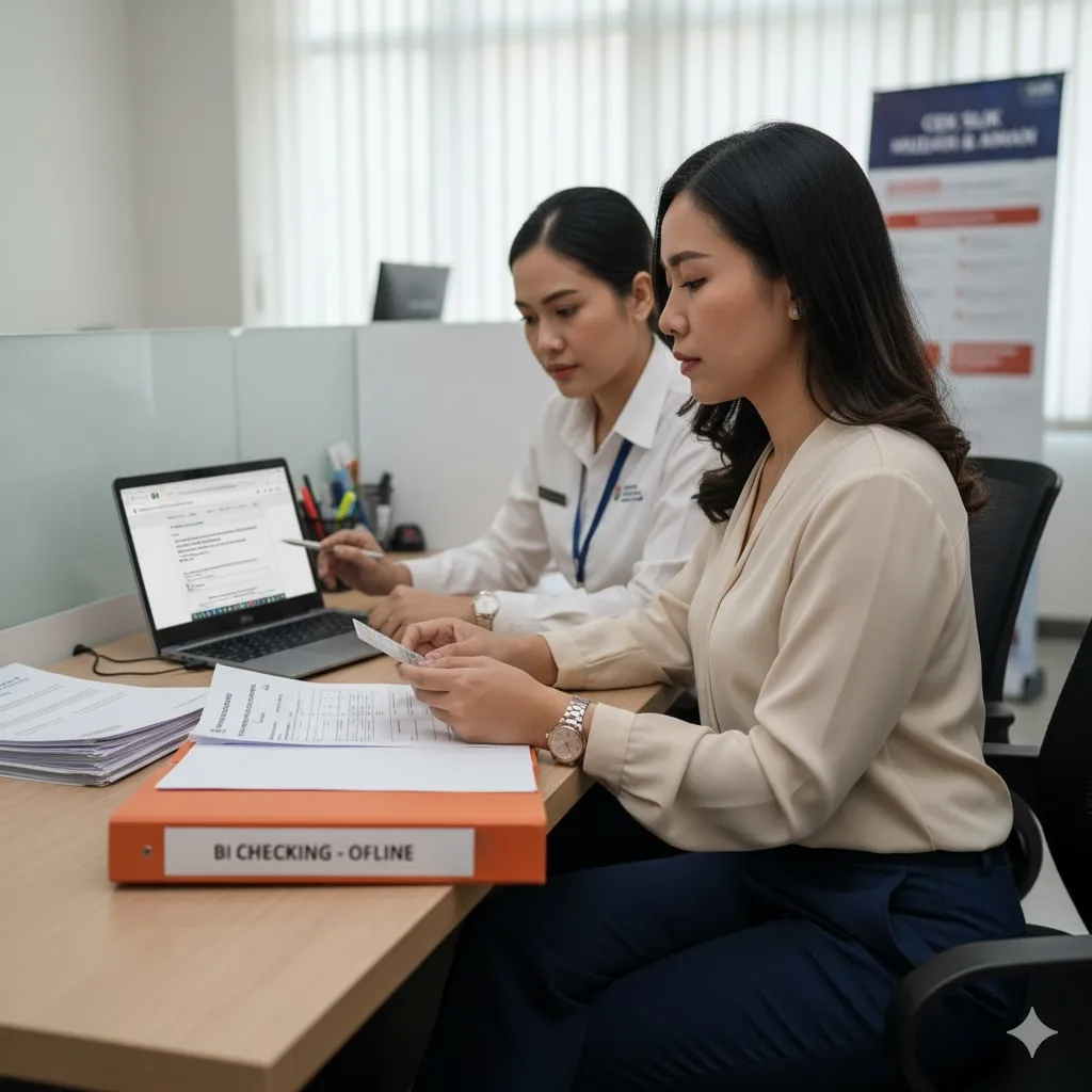 Cara Cek Nama di BI Checking Secara Offline (c) Ilustrasi AI