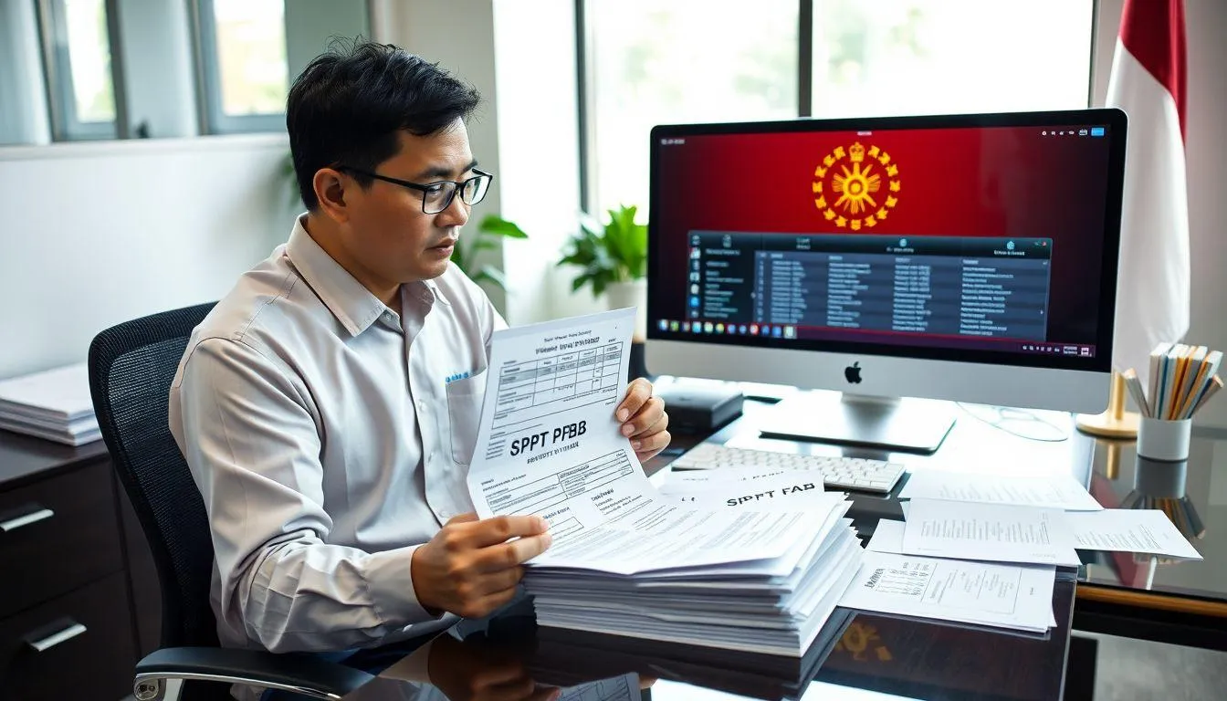 Persiapan Dokumen untuk Cek Pajak Bumi dan Bangunan (c) Ilustrasi AI