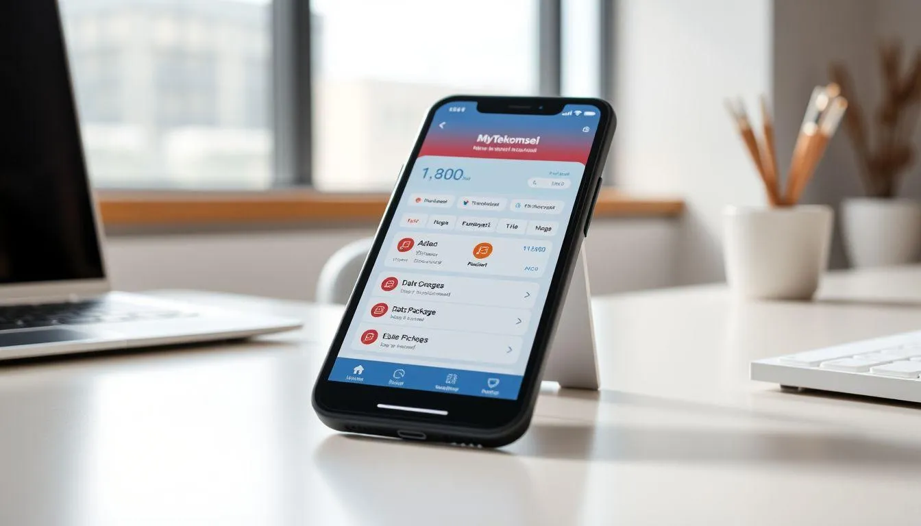 Cek Pulsa Melalui Aplikasi dan Website MyTelkomsel (c) Ilustrasi AI