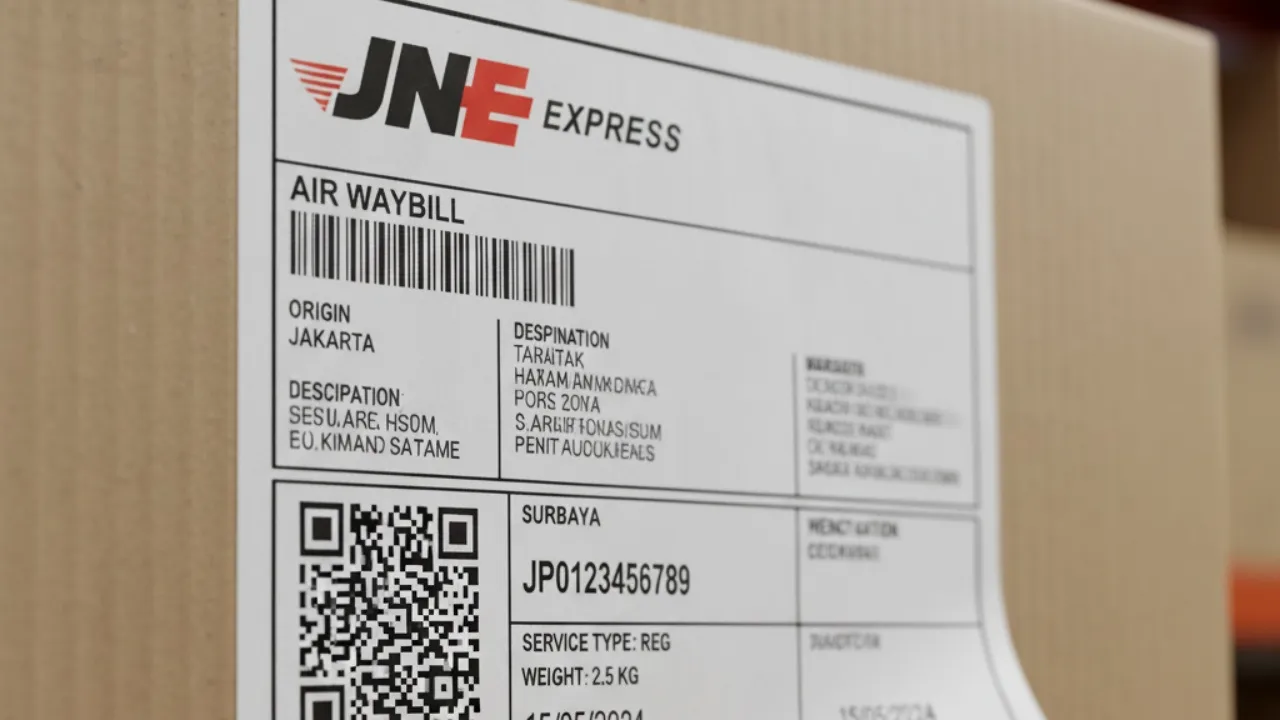 Informasi Detail dalam Resi JNE