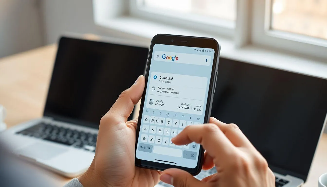 Pelacakan Langsung Melalui Google Search