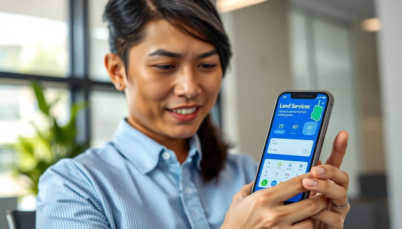 Metode Pengecekan Melalui Aplikasi Sentuh Tanahku (credit:Image by AI)
