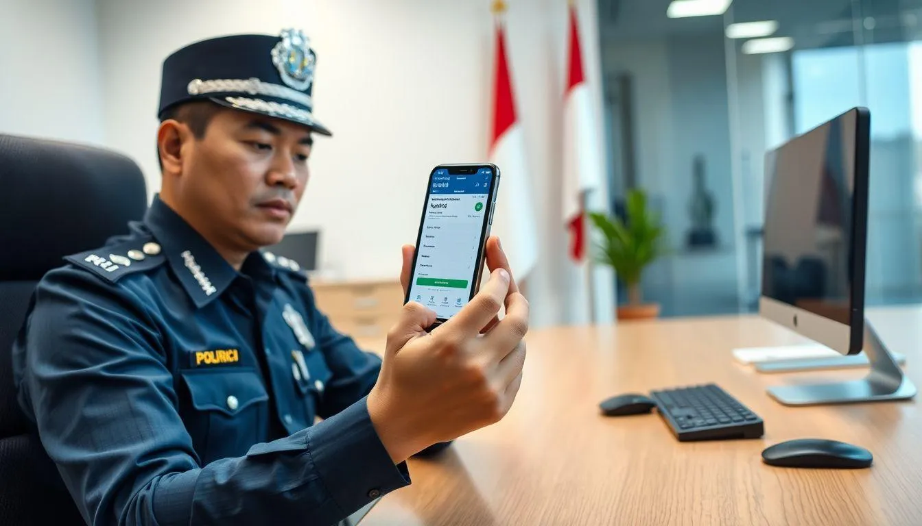 Langkah-Langkah Cek SIM Online Melalui Aplikasi Digital Korlantas (c) Ilustrasi AI