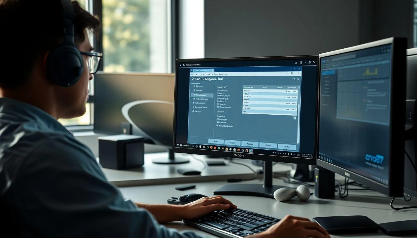 Pemanfaatan DirectX Diagnostic Tool (DXDiag) (c) Ilustrasi AI