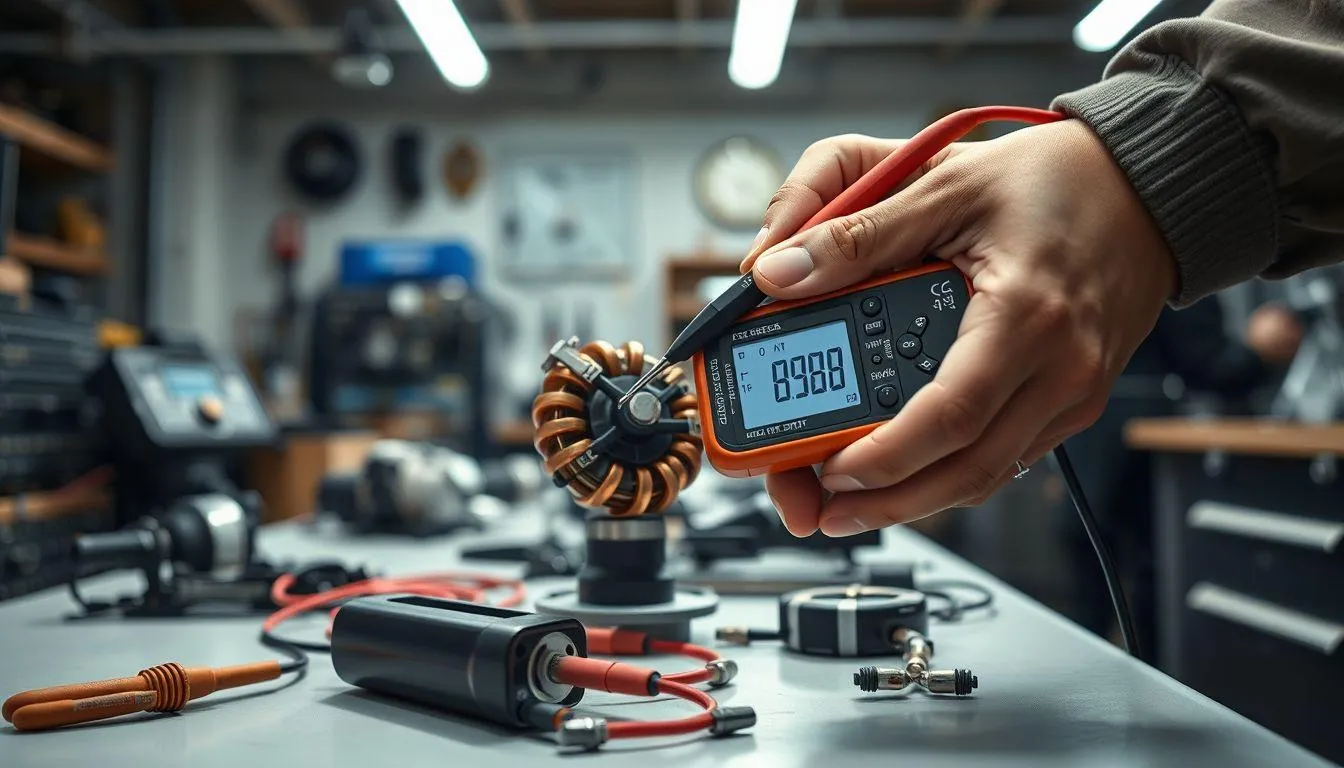 Teknik Pemeriksaan Kontinuitas dan Tegangan Output Spul (c) Ilustrasi AI