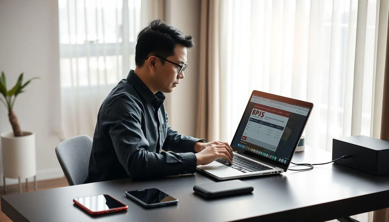 Cek Tagihan BPJS Melalui Website dan Platform Digital (c) Ilustrasi AI