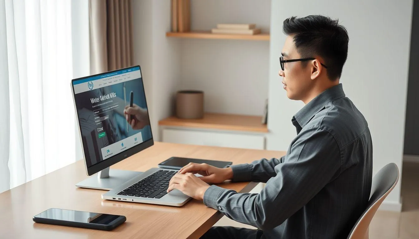 Cara Cek Tagihan PDAM Melalui Website Resmi (c) Ilustrasi AI